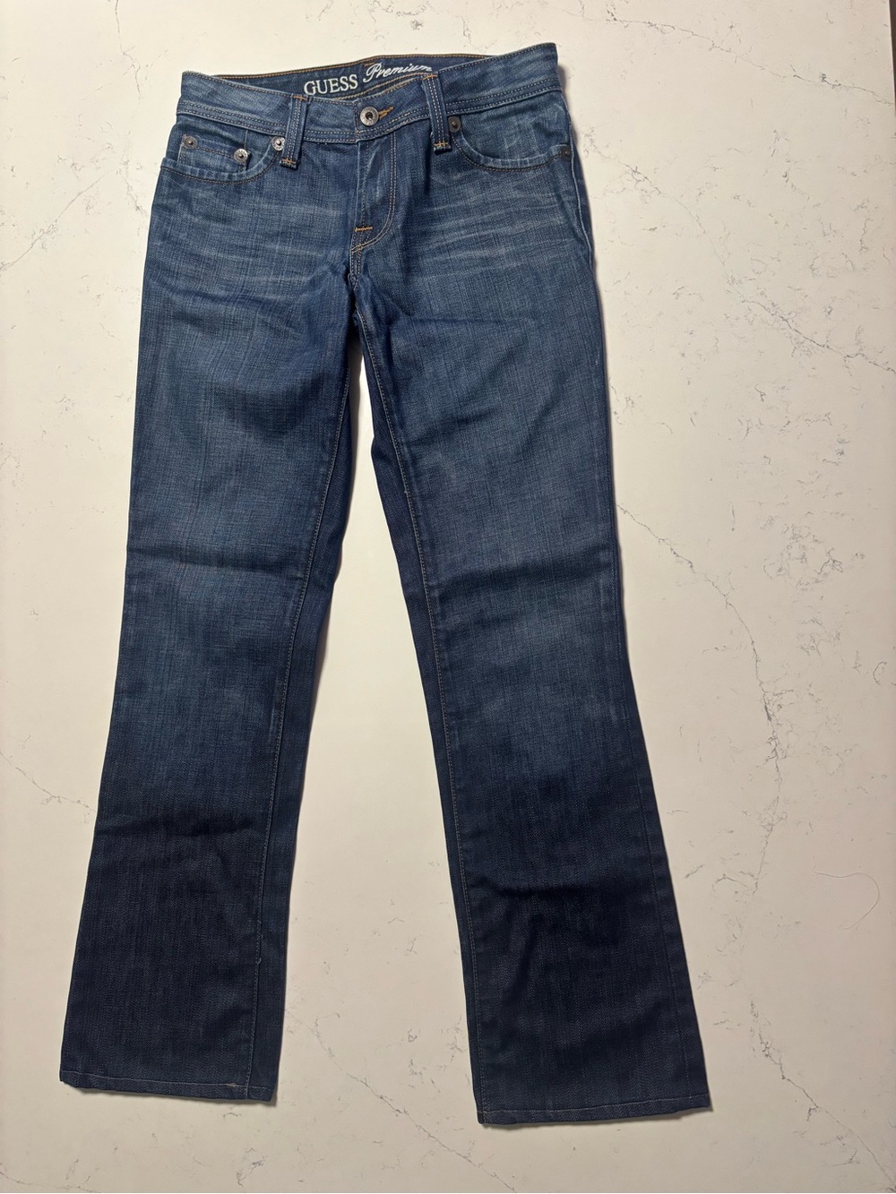 GUESS Women's Medium Blue Flare Jeans